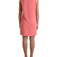 Pink Virgin Wool Sleeveless Mini Dress