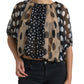 Elegant Polka Dot Silk Blouse