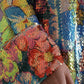 Multicolor Floral Sequined Shift Mini Dress