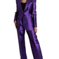 Purple Silk Slim Fit Formal 2 Piece Suit