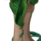 Emerald Elegance Satin Heels