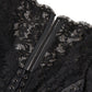 Elegant Sheer Lace Long Sleeve Blouse