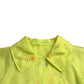 Green Silk Floral Embroidery Long Coat Jacket