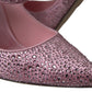 Enchanting Pink Crystal Pumps