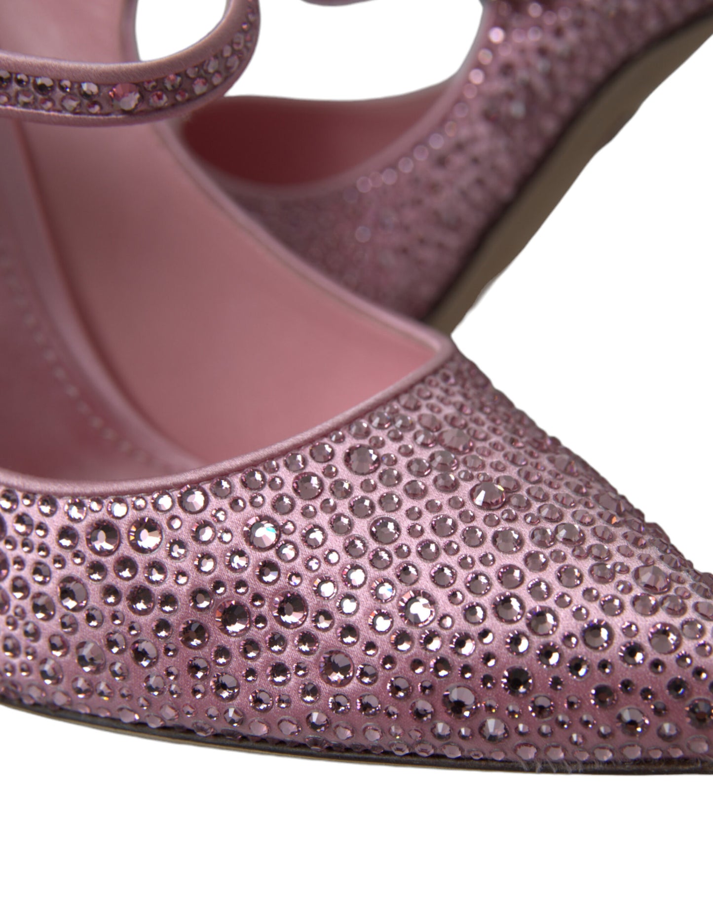 Enchanting Pink Crystal Pumps