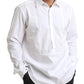 White Formal Cotton Tuxedo Men Dress Shirt