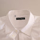 White Formal Cotton Tuxedo Men Dress Shirt