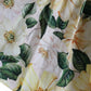 Yellow Floral Print Cotton Mini Dress