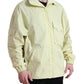 Yellow Nylon Collared Full Zip Parka Jacket