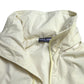 Yellow Nylon Collared Full Zip Parka Jacket