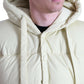 Yellow Nylon Hooded Short Sleeves Jacket