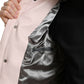 Pink Nylon Men Turtle Neck Puffer Jacket
