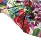 Exquisite Floral Print Flat Sandals