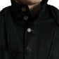 Black Patchwork Embellished Denim Jacket