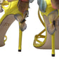 Chic Satin Floral Heeled Sandals