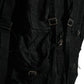Black Patchwork Embellished Denim Jacket