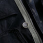 Black Patchwork Embellished Denim Jacket