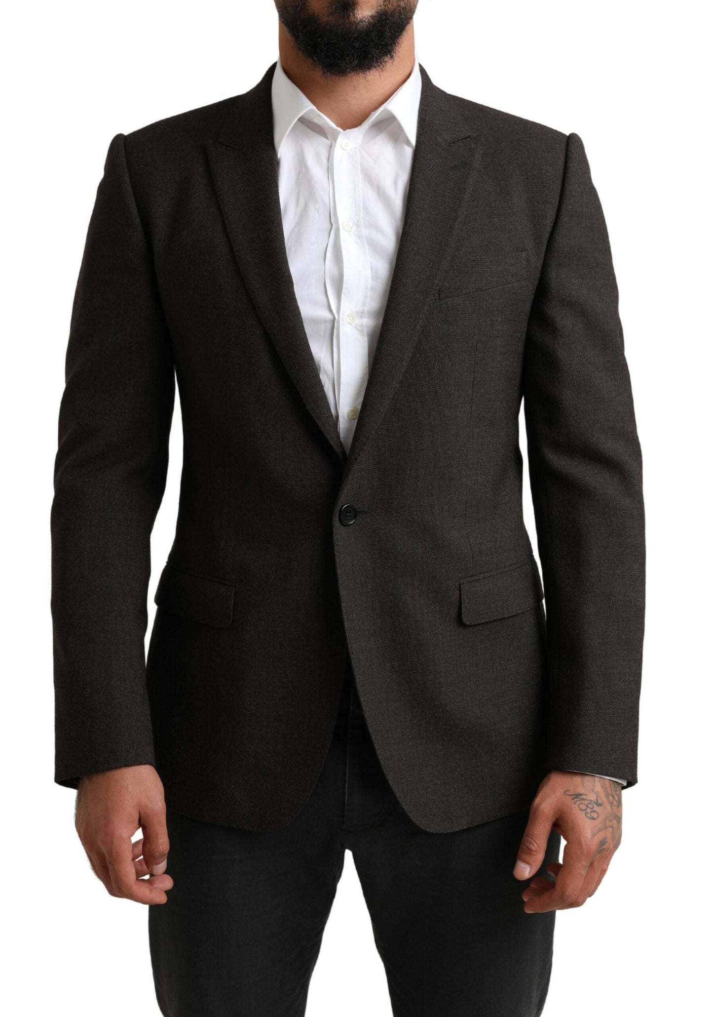 Elegant Dark Gray Martini Blazer