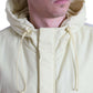 Yellow Nylon Hooded Sportswear Vest Jacket