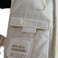 Yellow Nylon Hooded Sportswear Vest Jacket