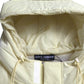 Yellow Nylon Hooded Sportswear Vest Jacket