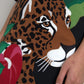 Black Tiger Jungle Print Sheath Stretch Dress