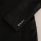 Elegant Black Virgin Wool Martini Suit