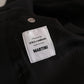 Elegant Black Virgin Wool Martini Suit