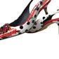 Chic Multicolor Floral Slingback Heels with Crystals