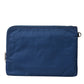 Blue DG Milano Print Nylon Pouch Clutch Men Bag