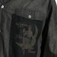 Dark Gray Cotton Collared Long Sleeves Shirt