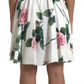 Elegant Floral A-Line Knee-Length Dress