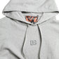 Gray Cotton Logo Hooded Sweatshirt Sweater