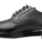 Black Leather Derby Dress Shoes