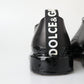 Black Leather Derby Dress Shoes