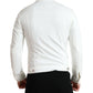 White Cotton Stretch Collared Denim Jacket