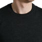 Gray Wool Round Neck Pullover Sweater