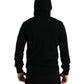 Black Cashmere Hooded Pullover Sweater