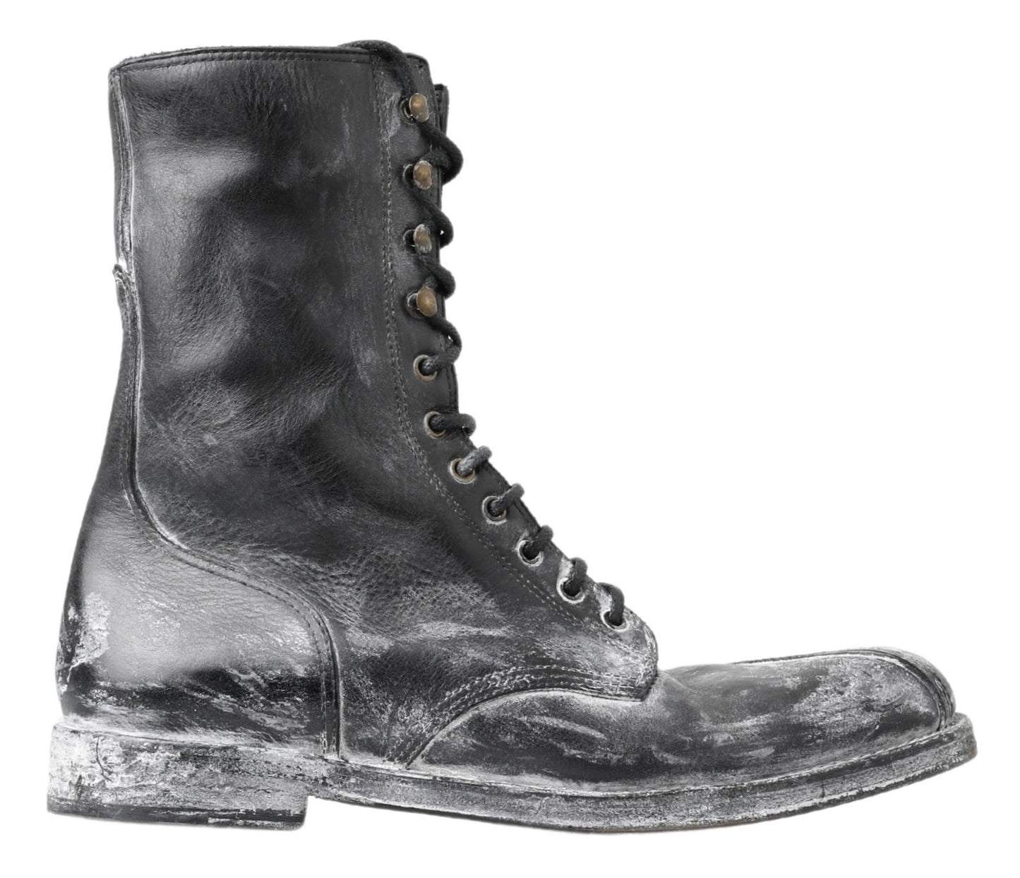 Elegant Combat Leather Boots