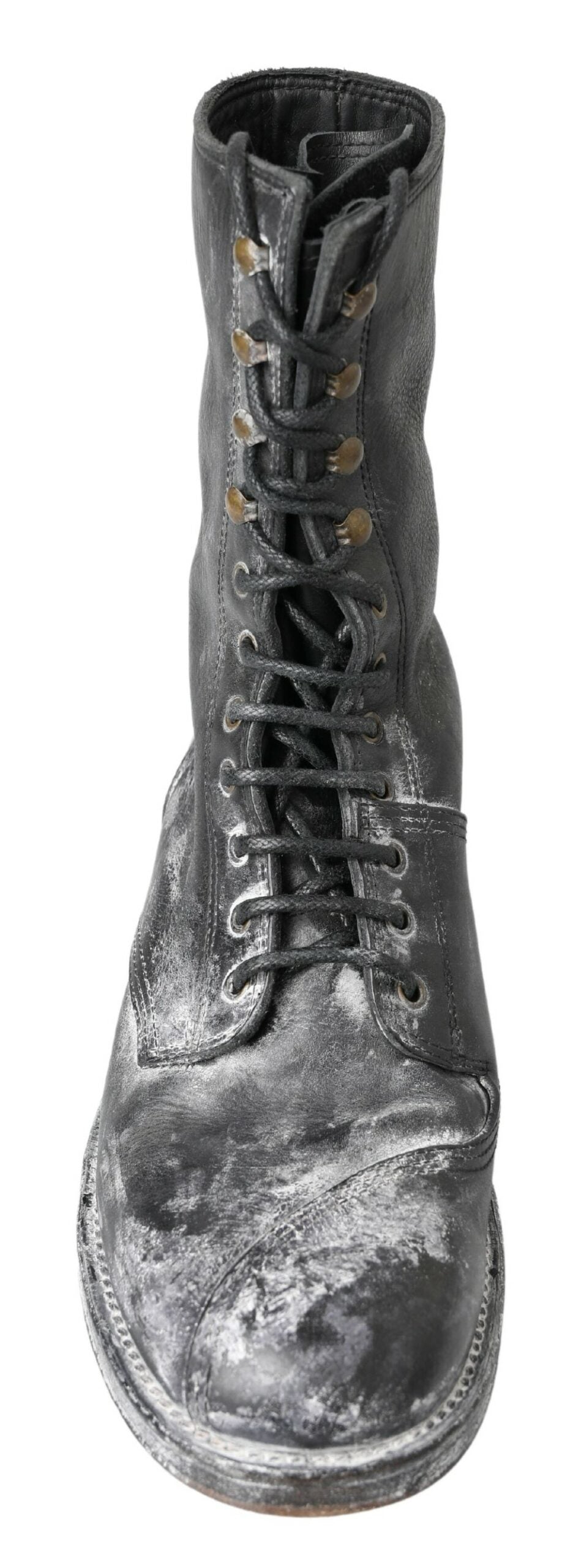 Elegant Combat Leather Boots