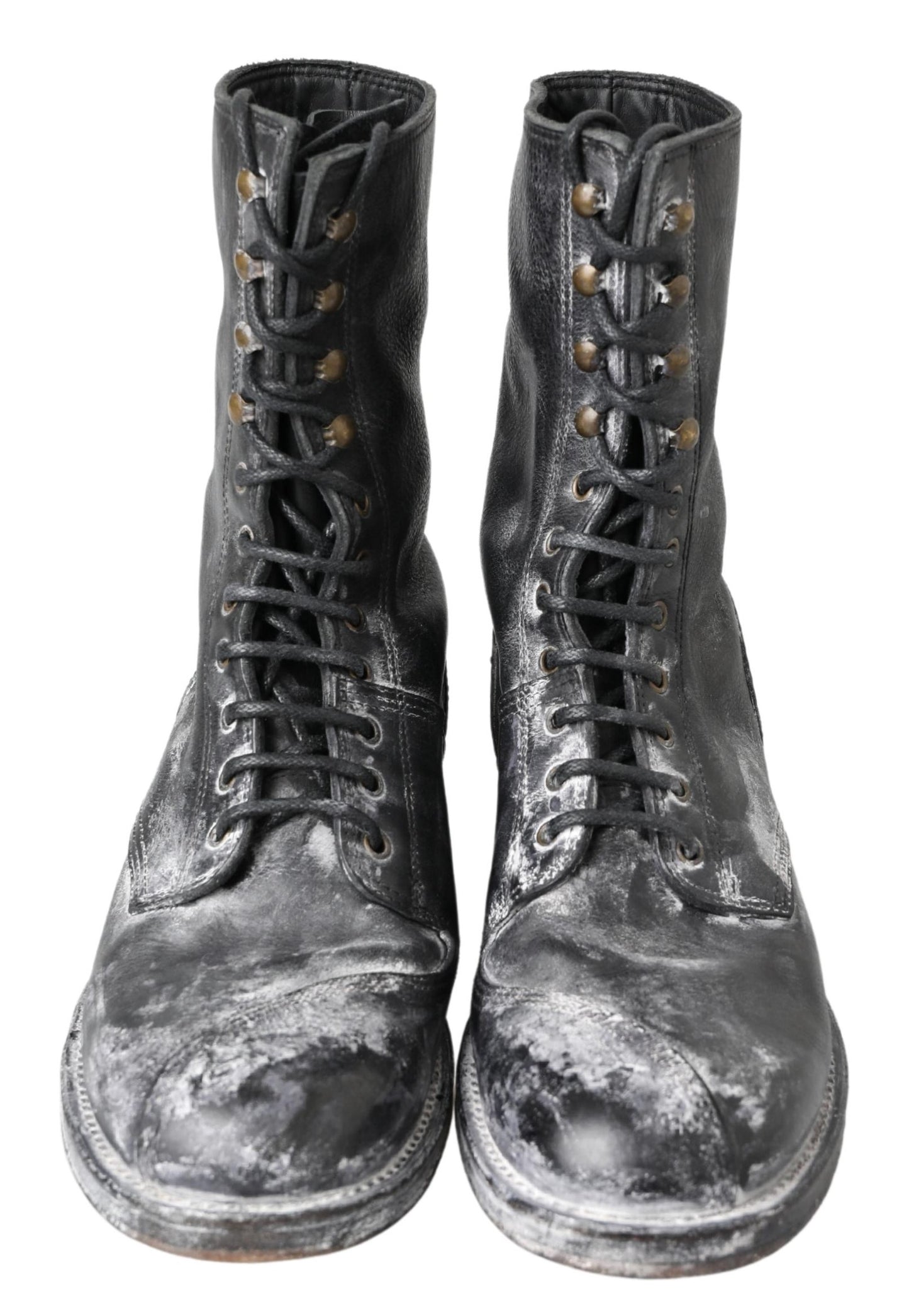 Elegant Combat Leather Boots