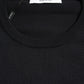 Blue Cotton Round Neck Pullover Sweater