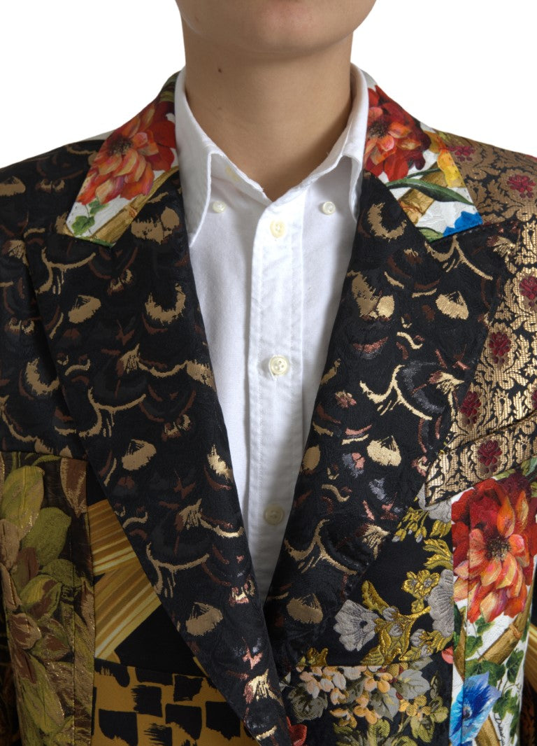 Elegant Multicolor Single Breasted Jacket