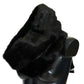 Elegant Black Mink Fur Shoulder Wrap Scarf
