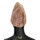 Beige Xiangao Fur Beanie - Timeless Elegance