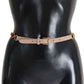 Elegant Multicolor Crystal Embellished Belt