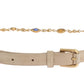 Elegant Multicolor Crystal Embellished Belt