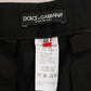 Chic Black Wool Blend Baggy Pants