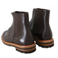 Elegant Brown Leather Ankle Boots