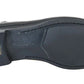 Black White Leather Men's Loafers